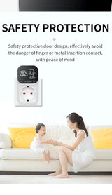 Digital Display Temperature Controller Thermostat Socket - Omega Lifestyles