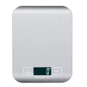 Digital Kitchen Scale Stainless Steel LED Display - Omega Lifestyles