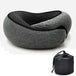 Memory Foam Travel Neck Pillow Adjustable U-Shape Support - Omega Lifestyles