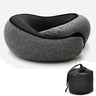 Memory Foam Travel Neck Pillow Adjustable U-Shape Support - Omega Lifestyles