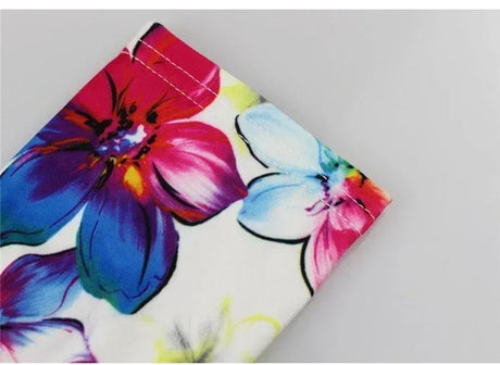 Girls Cotton Polyester Printed Calf-Length Slim Leggings - Omega Lifestyles