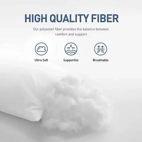 Orthopedic Soft 48x74cm Hypoallergenic Sleeping Pillow - Omega Lifestyles