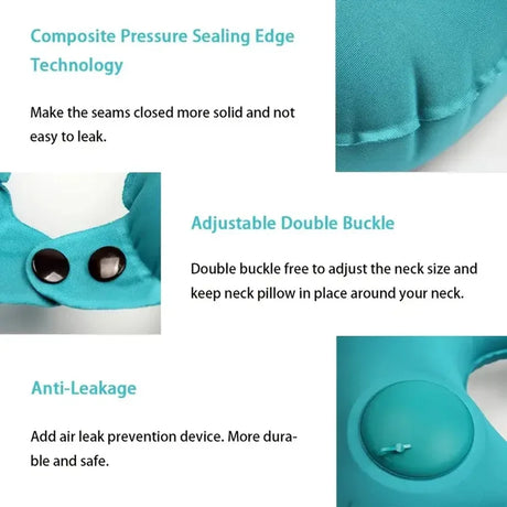Inflatable Portable Travel Neck Pillow - Omega Lifestyles