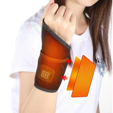 Electric Heating Wrist Brace Hot Compression Massager - Omega Lifestyles