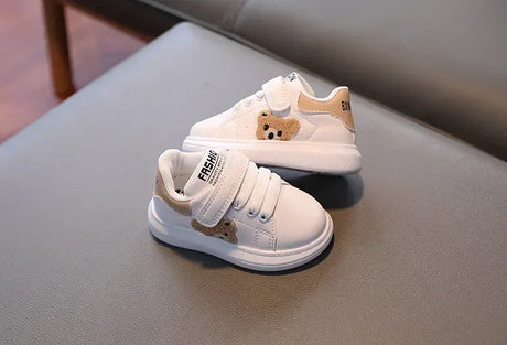 Toddler Waterproof Leather Baby Panda Sneakers - Omega Lifestyles