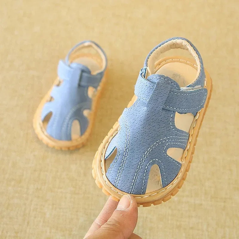 Baby Anti-Slippery Sound Sole Soft Indoor Toddler Sandals - Omega Lifestyles