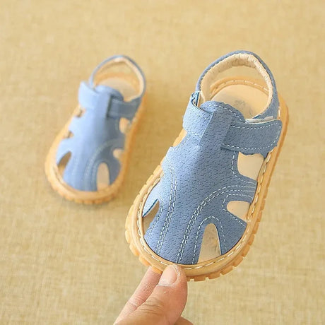 Baby Anti-Slippery Sound Sole Soft Indoor Toddler Sandals - Omega Lifestyles