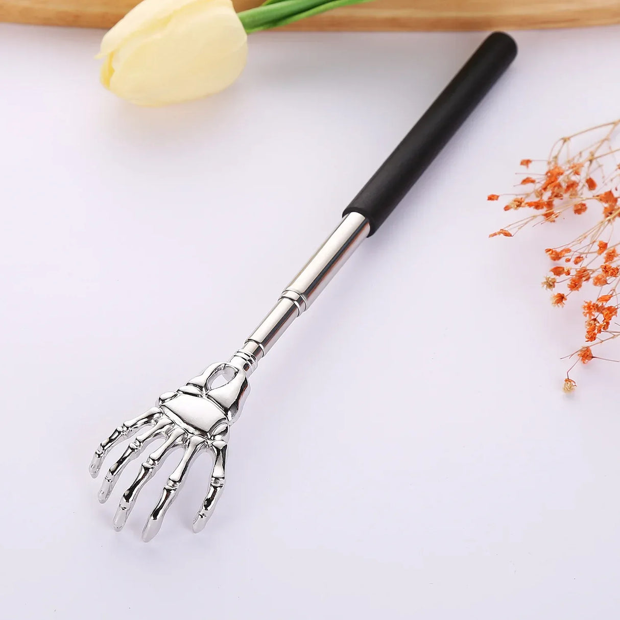 Stainless Steel Telescopic Ghost Hand Back Scratching Massager - Omega Lifestyles