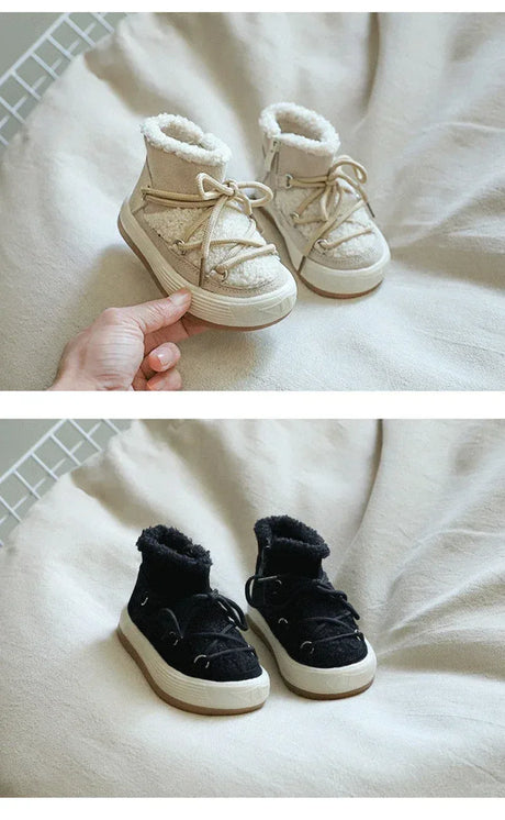 Winter Plush Anti-Slip Waterproof Baby Snow Boots - Omega Lifestyles