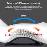 Magnetic Therapy Adjustable Back Stretcher Lumbar Massager - Omega Lifestyles