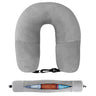 Travel Neck Pillow With Velvet Cover And Storage Bag - Omega Lifestyles