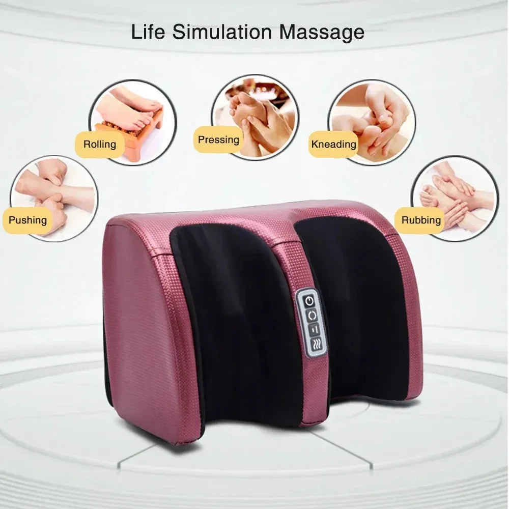 Electric Heating Foot Massager With Hot Compress Therapy - Omega Lifestyles