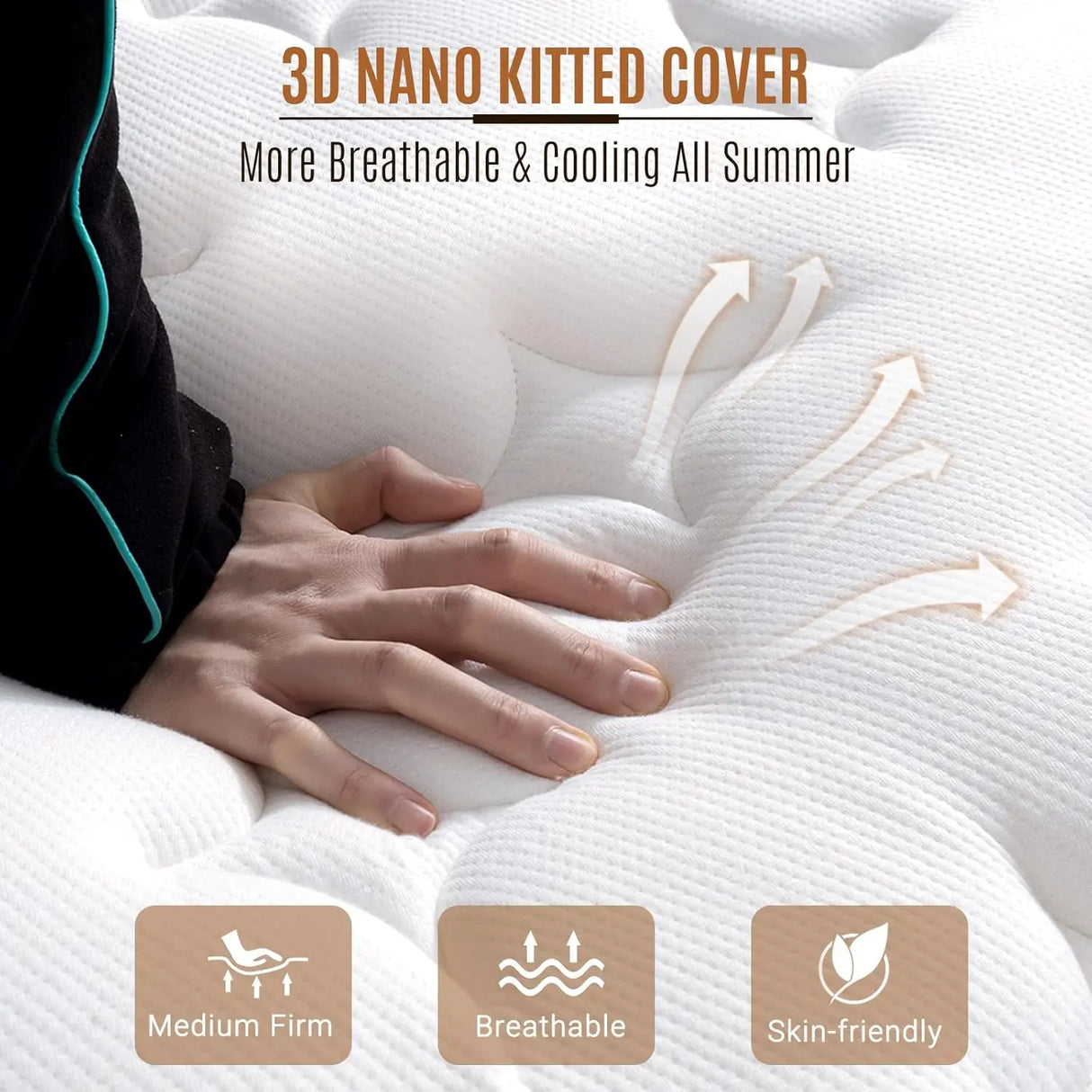 Medium Hybrid 14-Inch Gel-Infused Memory Foam Mattress