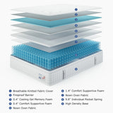 Medium 12-Inch Hybrid Memory Foam Pocket Spring Mattress