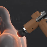 Silent Four-Headed Deep Tissue Percussion Massage Gun - Omega Lifestyles