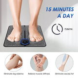 EMS Foot Massager Pad With 8 Modes And Remote Control - Omega Lifestyles