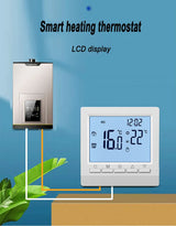 Programmable Smart Thermostat With Child Lock Backlit Display - Omega Lifestyles