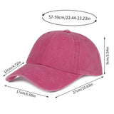 Pack of 3 Adjustable Cotton Casual Baseball Caps