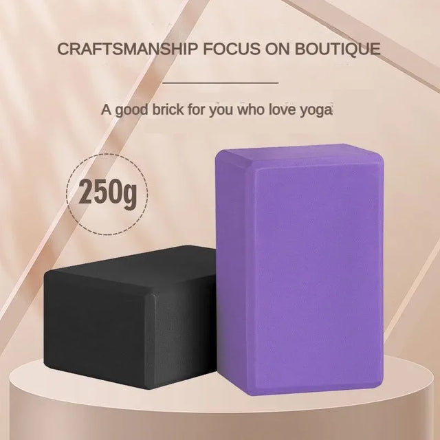 High-Density Hardened EVA Professional Yoga Block - Omega Lifestyles