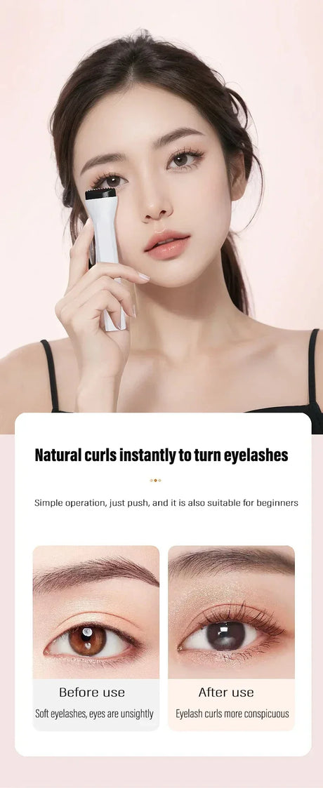 Portable Electric Heated Eyelash Curler With Three-Gear - Omega Lifestyles