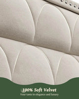 Velvet Upholstered Wingback Platform Bed Frame - Omega Lifestyles