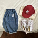 Children's Casual Loose Fit Cotton Denim Jeans - Omega Lifestyles