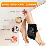 Electric Foot Ankle Massager With Vibration Hot Compress - Omega Lifestyles
