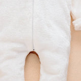 Baby Bear Hooded Cotton Romper Long Sleeve Footies - Omega Lifestyles