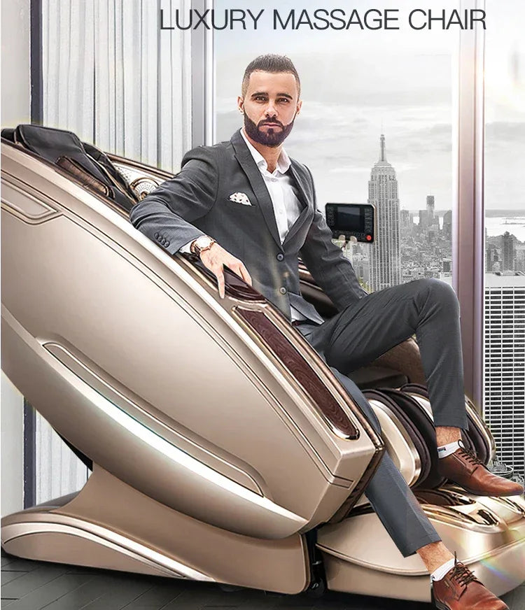4D AI Voice Control Zero Gravity Massage Chair With Heating - Omega Lifestyles