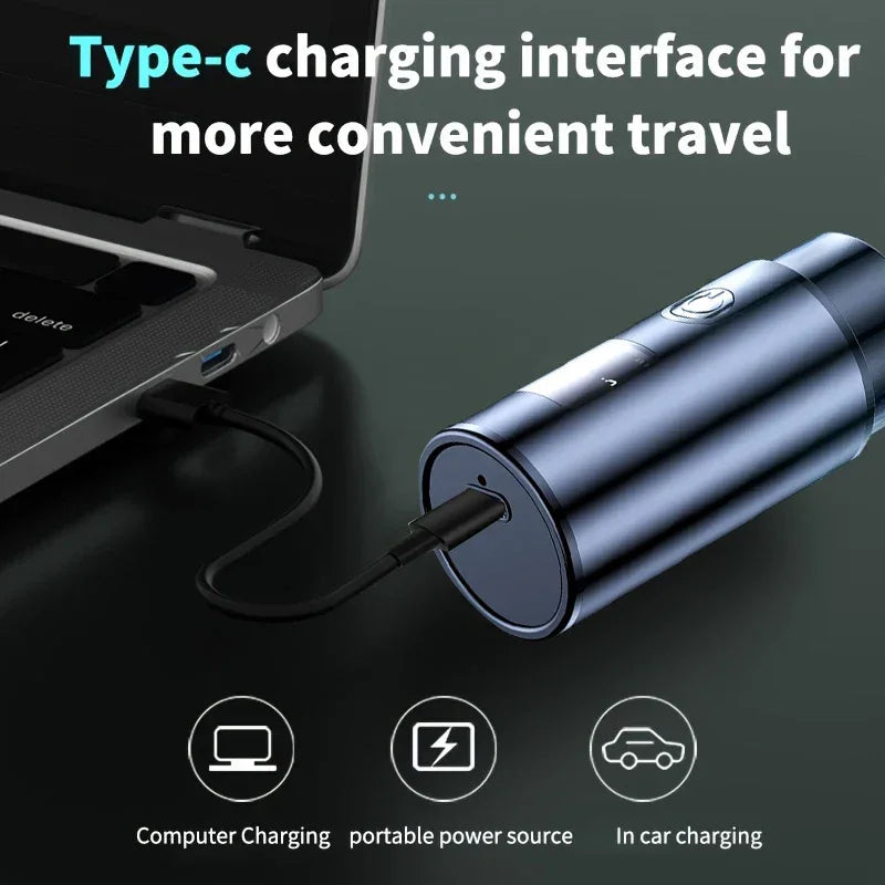 Rotary Electric Shaver Cordless Waterproof Rechargeable Razor - Omega Lifestyles