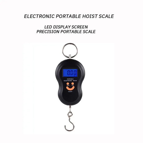 Portable Digital Hanging Scale 50kg Capacity With Backlight - Omega Lifestyles