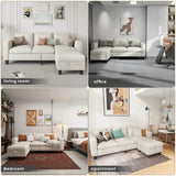 L-Shaped Modular Sectional Sofa With Storage - Omega Lifestyles