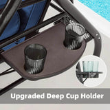 3-Seat Outdoor Porch Swing with Canopy - Omega Lifestyles