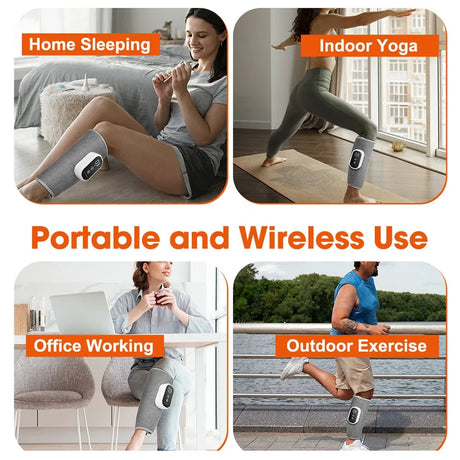 Wireless 360° Air Pressure Calf Muscle Massager - Omega Lifestyles