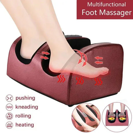 Electric Heating Foot Massager With Hot Compress Therapy - Omega Lifestyles