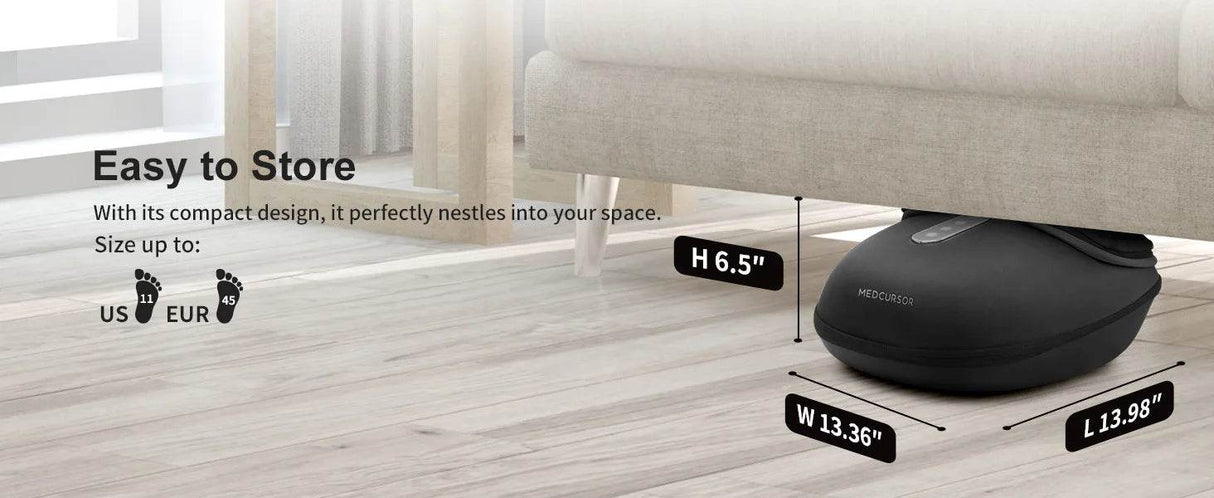 Shiatsu Electric Foot Massager With Heating Therapy - Omega Lifestyles