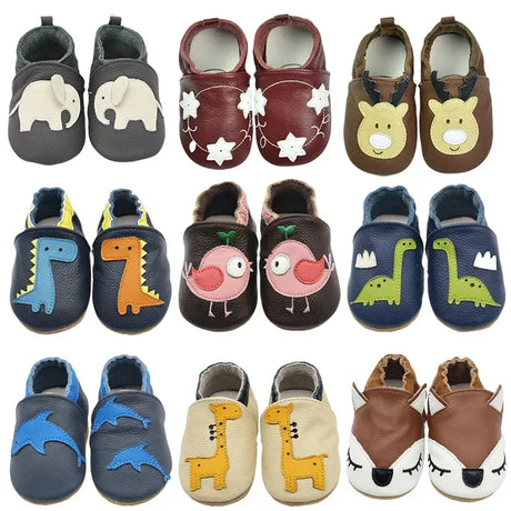 Baby Leather Soft Sheepskin First Walker Moccasins - Omega Lifestyles