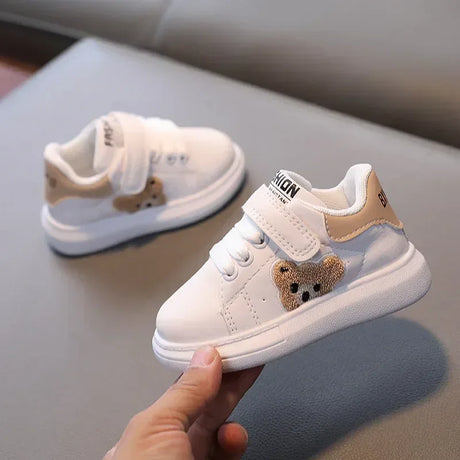 Toddler Waterproof Leather Baby Panda Sneakers - Omega Lifestyles