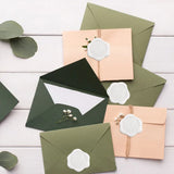 Set Of 20 Multicolor Eucalyptus Wax Seal Stickers - Omega Lifestyles