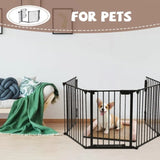 Metal Safety Playpen Multi-Purpose Adjustable 5-Panel Fence