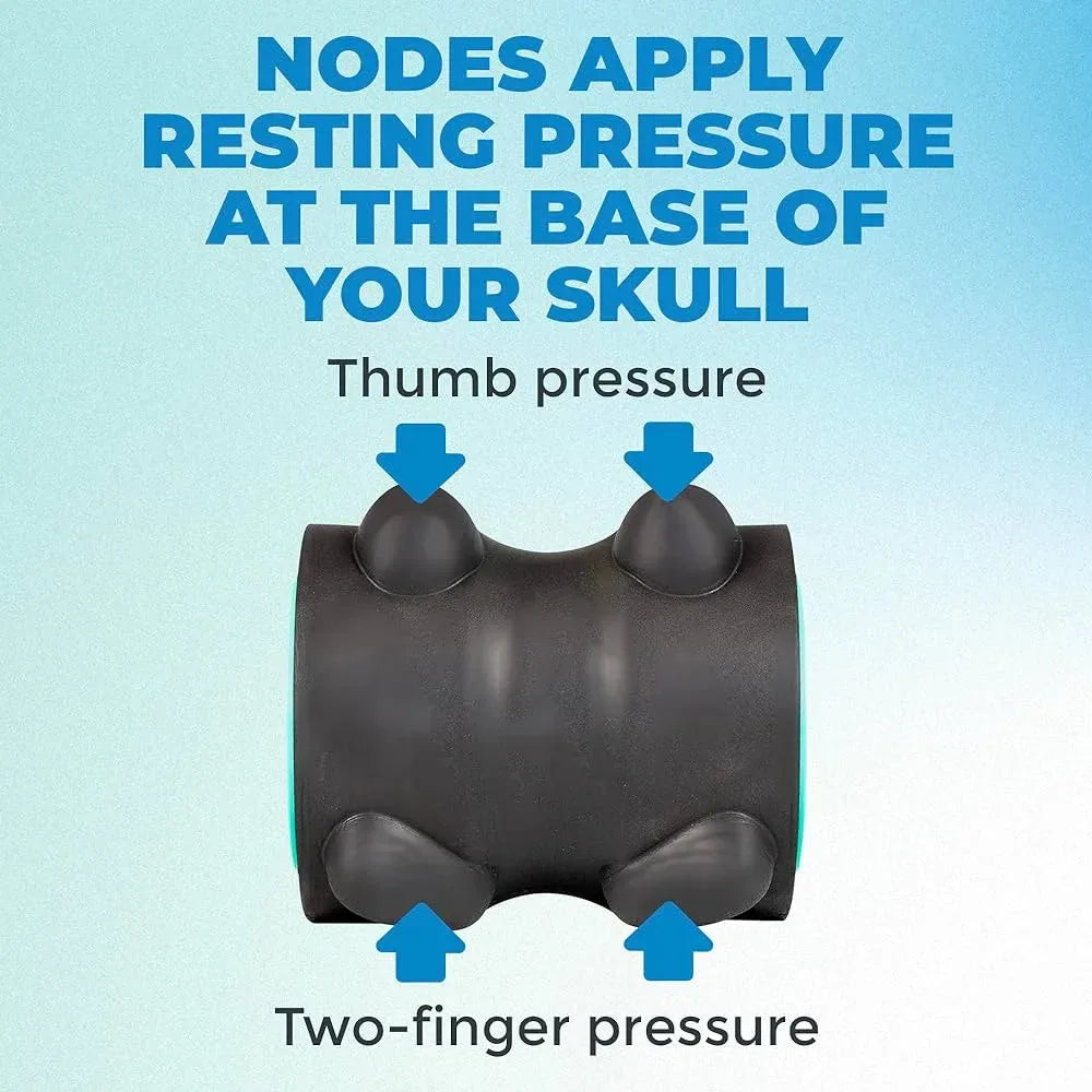 Cervical Neck Massager Compact PU ABS Pain Relief Device - Omega Lifestyles