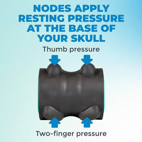 Cervical Neck Massager Compact PU ABS Pain Relief Device - Omega Lifestyles