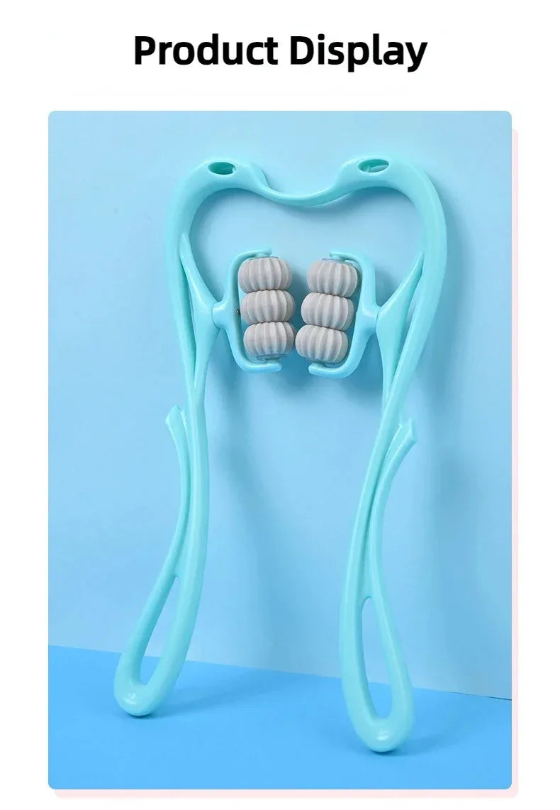 Manual 6-Ball Neck Massage Roller Relaxation Device - Omega Lifestyles