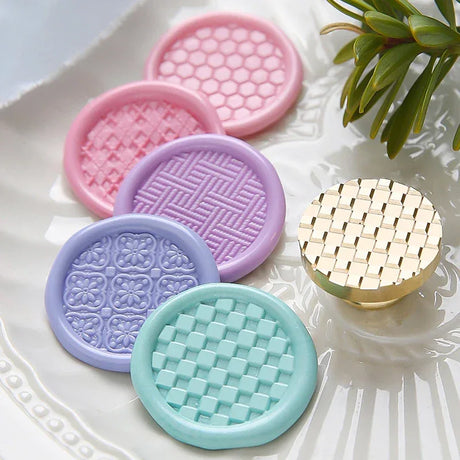 Brass Removable 3D Dragon Scale Wax Seal Stamp Head - Omega Lifestyles