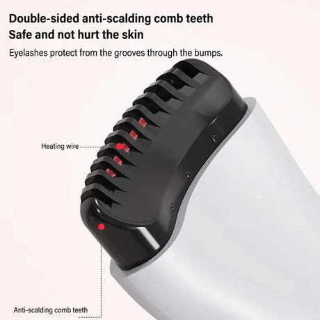 Portable Electric Heated Eyelash Curler With Three-Gear - Omega Lifestyles