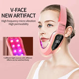 LED Photon Therapy Facial Slimming Vibration Massager - Omega Lifestyles