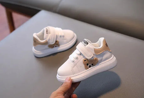 Toddler Waterproof Leather Baby Panda Sneakers - Omega Lifestyles
