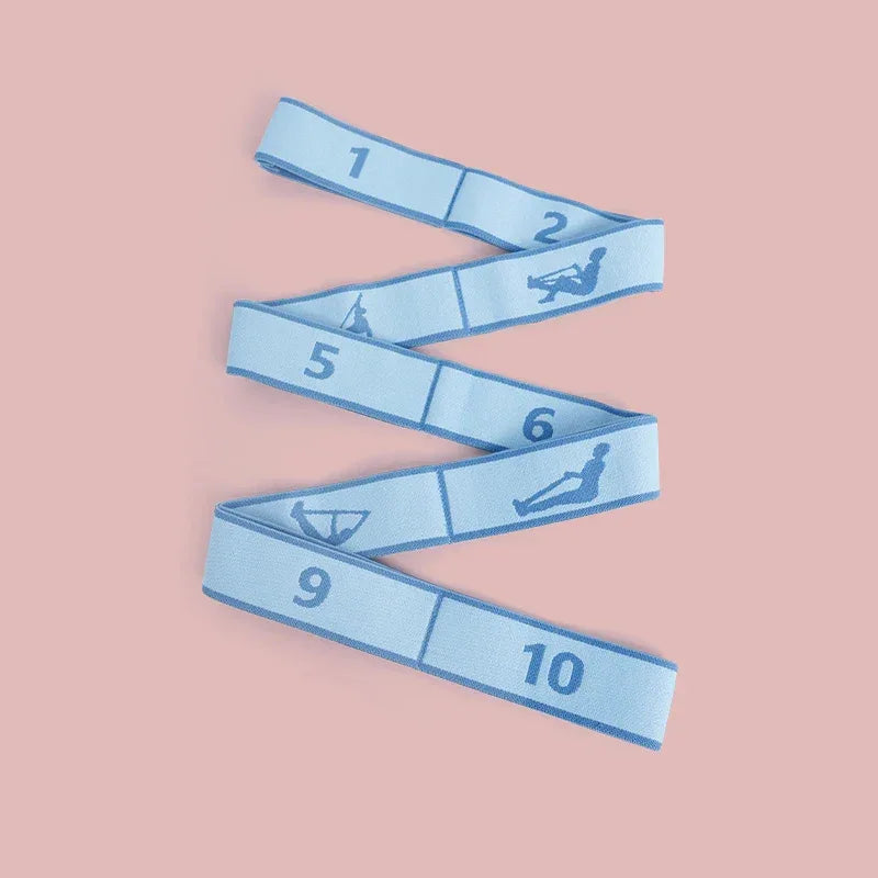 Yoga Elastic Stretch Band Resistance Rope Fitness Pilates - Omega Lifestyles