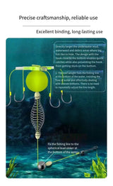 Set of 2 High Carbon Steel Explosion Hook Fishing Bait Cages - Omega Lifestyles