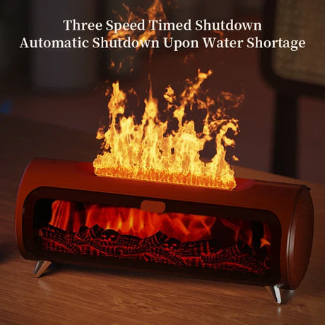 Fireplace Ultrasonic Essential Oil Aroma Diffuser Humidifier - Omega Lifestyles